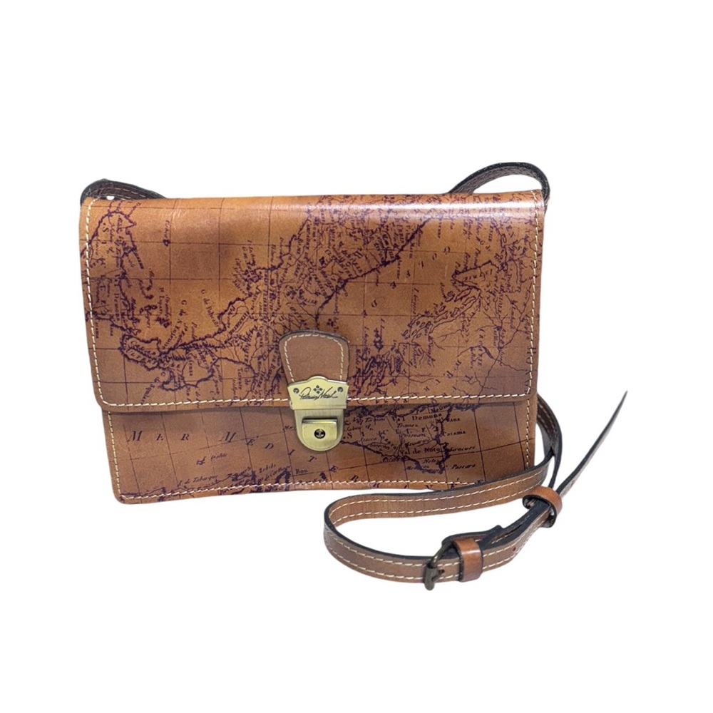 Patricia Nash Laurentina Crossbody Organizer Signature Map Bag
